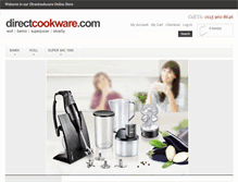 Tablet Screenshot of directcookware.com